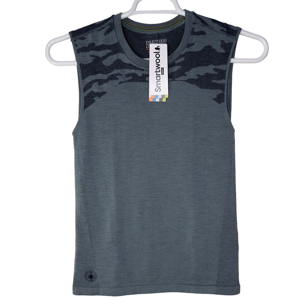 Smartwool Men's Medium Tank Top Intraknit Active Merino Wool Base Layer NWT